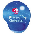 Christmas Silicone PU Wrist Rest Mouse Pad